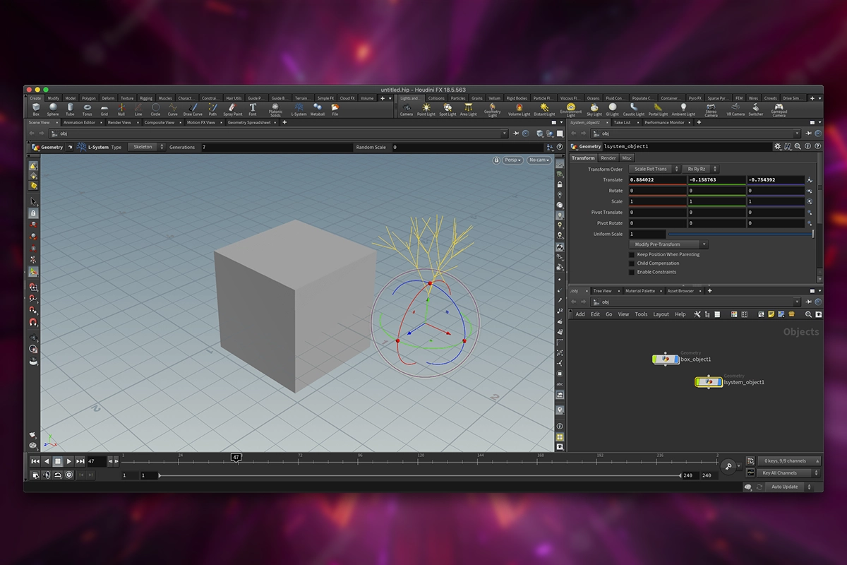 SideFX Houdini screenshot 1